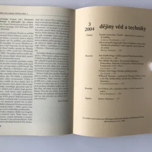 Dějiny věd a techniky 1-4/2004