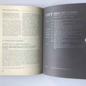 Dějiny věd a techniky 1-4/2005