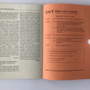 Dějiny věd a techniky 1-4/2007