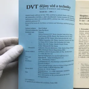 Dějiny věd a techniky 1-4/2008