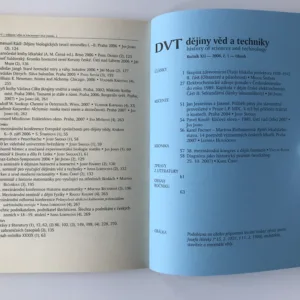 Dějiny věd a techniky 1-4/2008