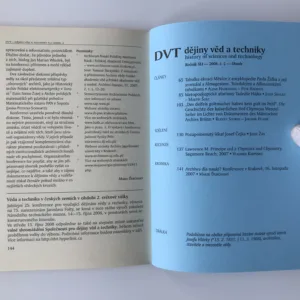 Dějiny věd a techniky 1-4/2008