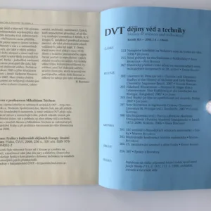 Dějiny věd a techniky 1-4/2008