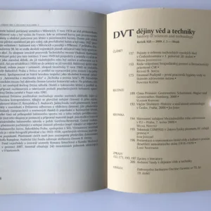 Dějiny věd a techniky 1-4/2009