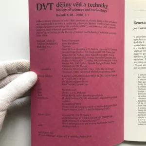 Dějiny věd a techniky 1-4/2010