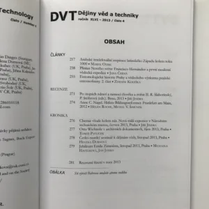 Dějiny věd a techniky 1-4/2013
