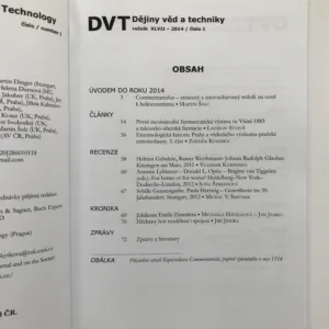 Dějiny věd a techniky 1-4/2014