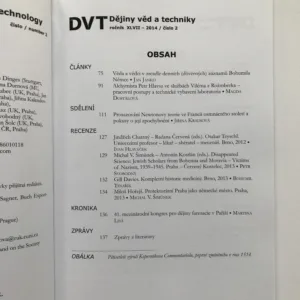 Dějiny věd a techniky 1-4/2014