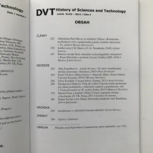 Dějiny věd a techniky 1-4/2014