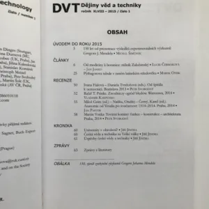Dějiny věd a techniky 1-4/2015