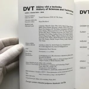 Dějiny věd a techniky 1-4/2016