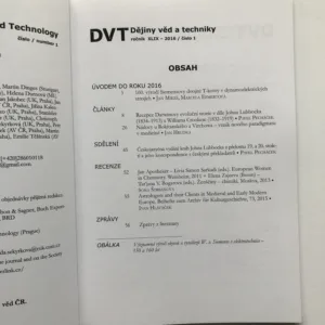 Dějiny věd a techniky 1-4/2016