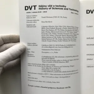 Dějiny věd a techniky 1-4/2016