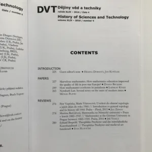 Dějiny věd a techniky 1-4/2016