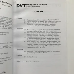 Dějiny věd a techniky 1-4/2017