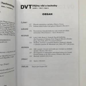 Dějiny věd a techniky 1-4/2017