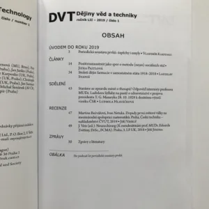 Dějiny věd a techniky 1-4/2019