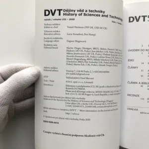 Dějiny věd a techniky 1-4/2020