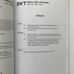 Dějiny věd a techniky 1-4/2020