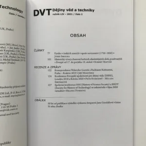 Dějiny věd a techniky 1-4/2021