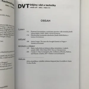 Dějiny věd a techniky 1-4/2021