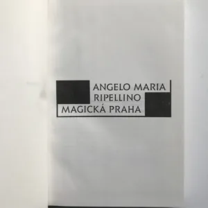 Magická Praha, Angelo Maria Ripellino