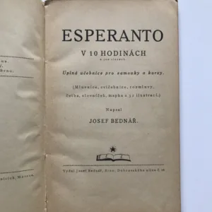 Esperanto v 10 hodinách a 500 slovech, Josef Bednář