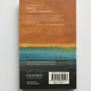 Paul, A Very Short Introduction, E. P. Sanders