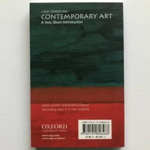 Contemporary Art, A Very Short Introduction, Julian Stallabrass
