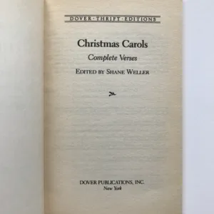Christmas Carrols (Complete Verses), Shane Weller