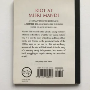 Riot at Misri Mandi, Vikram Seth