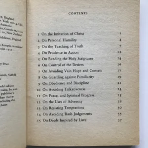 Counsels on the Spiritual Life, Thomas à Kempis