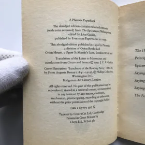A Guide to Happiness, Epicurus