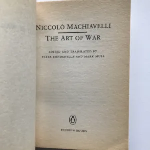 The Art of War, Niccolo Machiavelli