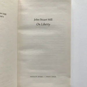 On Liberty, John Stuart Mill