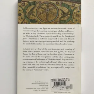 The Secret Teachings of Jesus (Four Gnostic Gospels), Marvin W. Meyer