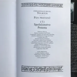 Pán prstenů – Společenstvo Prstenu, J. R. R. Tolkien, Alan Lee