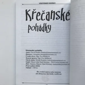 Křečanské pohádky (podpis autora), David Hlinka