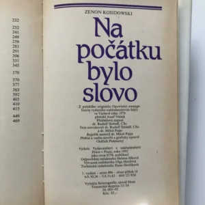 Na počátku bylo slovo, Zenon Kosidowski