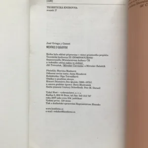 Meditace o Quijotovi, José Ortega y Gasset