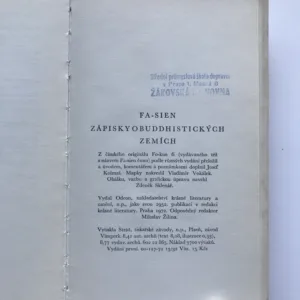 Zápisky o buddhistických zemích, Fa-Sien