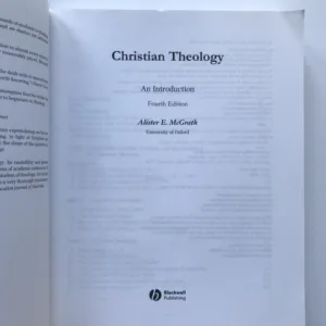 Christian Theology (An Introduction), Alister E. McGrath