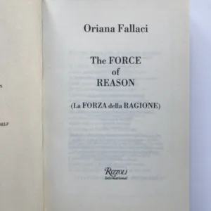 The Force of Reason, Oriana Fallaci