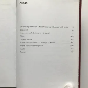 Korespondence T. G. Masaryk – Karel Kramář