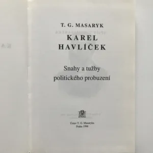 Karel Havlíček, T. G. Masaryk