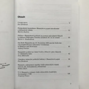 Češi a Němci v pojetí a politice T. G. Masaryka