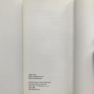 Deset pražských bytů rodiny Masarykovy, Josef Tichý