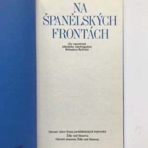 Na španělských frontách (Ze vzpomínek žďárského interbrigadisty Bohuslava Rydvala), Jiří Lukas, Dušan Ďurďovič