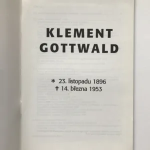 Klement Gottwald 1896-1996
