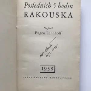 Posledních pět hodin Rakouska, Eugen Lennhoff
